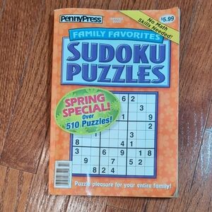 Penny Press Family Favorites Sudoku Puzzles Spring 2002